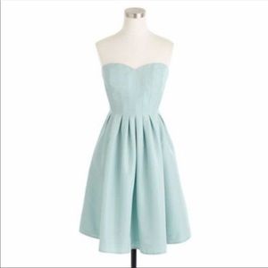 J. Crew Marlie Sea Spray Classic Faille Dress